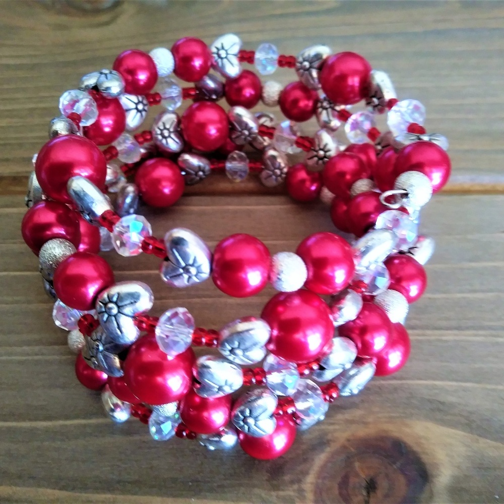 3 for $49 NEW Valentines Day Wrap Bracelet - Picture 2 of 6